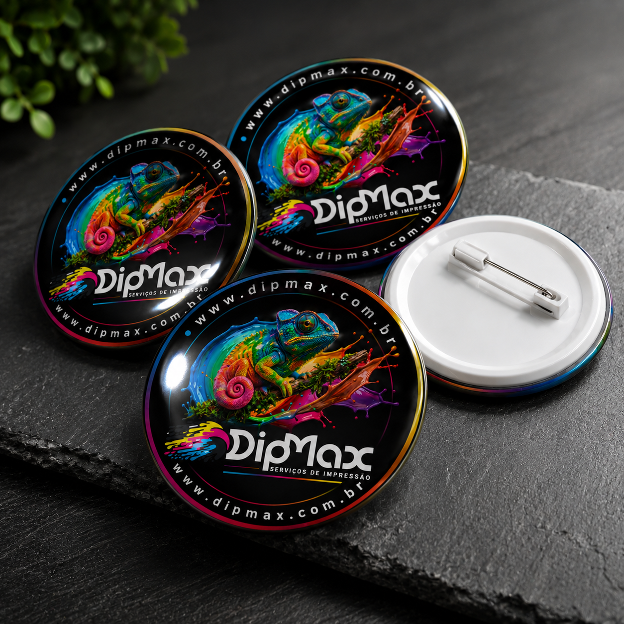 Bottons personalizados Dipmax